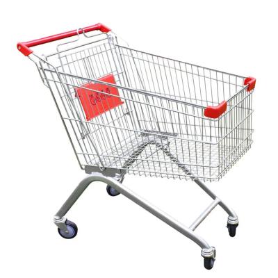 China Plastic Supermarket Accessories Grocery Folding Shopping Cart Customzied for sale