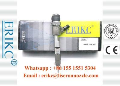 Chine Injecteur automatique 0 de Bosch de rail commun d'ERIKC 0445110365 injection 0445 de 445 110 365 pièces de rechange de carburant 110 365 à vendre