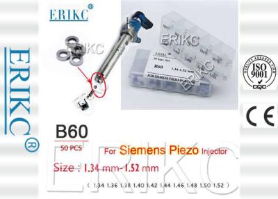 China ERIKC Valve Spring Shim B60 siemens injector adjusting shim B60 adjustable shim set Size 1.34-1.52 mm for sale