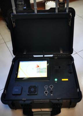 China Detecção de Drone Detector de Sinal de RF Portátil Preto Direção Encontrando Sensibilidade Ajustável à venda