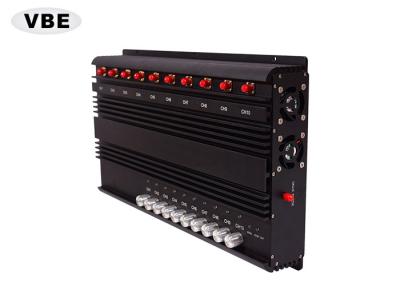 China 10 Bands GPS Signal Jammer Up To 20W RF Output Power Signal Synchronization System for sale