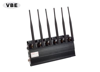 China 6 Bands Cellular GPS Signal Jammer Power Adjustable AC110 - 250V Power Supply for sale