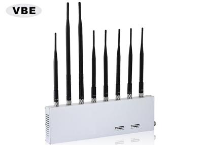 China Wifi Cell Phone Signal Jammer 12 Watts Transmission Power, GPS Wifi Mobile Phone Signal Blocker, Wireless Signal Jammer for sale