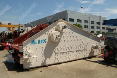 China High Strength Bolts Linear Vibrating Screen For Powder / Granular Materials for sale