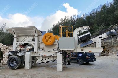 China PP Portable Crushing Plants , Stone Crusher Portable For Mine / Construction for sale