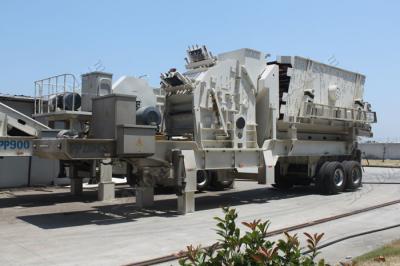 China Height 4890mm Andesite Feed 1520mm Compact Mobile Crusher for sale