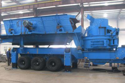 China triturador móvel de Vsi da diabase da mineração da pedra da andesite 250t/H à venda