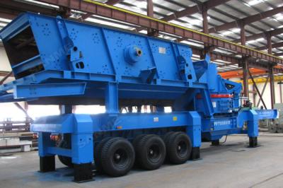 China Length 9800mm 150t/H VSI Mobile Sand Making Machine for sale