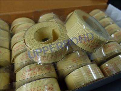 China High Strength 0.62mm Aramid Fiber Garniture Tape For Cigarette / Filter Maker for sale