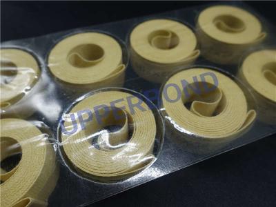 China Cigarette Maker Parts Yellow Garniture Tape Customized 2000 - 10000 Cigs / Min for sale