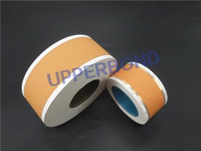 China Cigarette Packaging Materials Tipping Paper Yellow Cork Rolls for sale