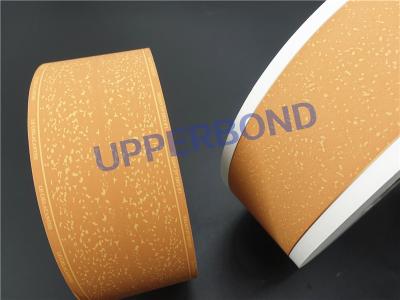 China Yellow Cork Printing 52mm Width Tipping Paper For Cigarettes Production for sale