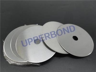 China Cigarette Machinery Wearing Parts Circular Steel Cutting Blade For Filter Rod Cutting for sale