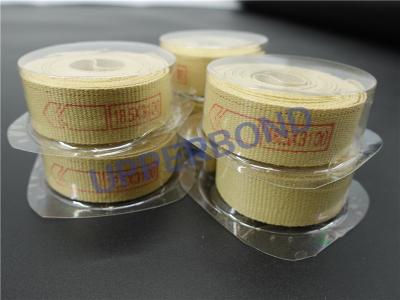 China 18.5*3100 MM Yellow Garniture Tape Small Elongation Tobacco Conveyor Belt for sale