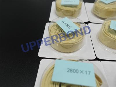 China MK9 Cigarettes Garniture Tapes 18*2800mm Aramid Fiber Linen Tape for sale