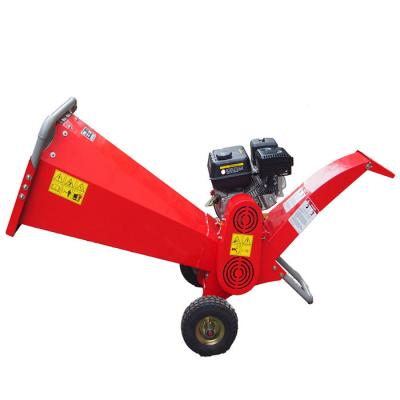 China 40mm Chipping Garden Wood Chipper CE 196cc Engine Tree Shredder Machine for sale