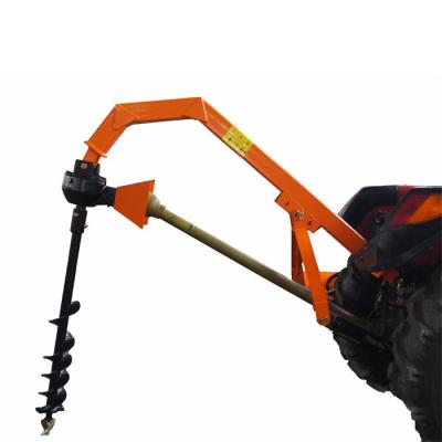 China 115kg 60hp Gearbox Post Hole Digger Compact Tractor Hydraulic Post Auger for sale