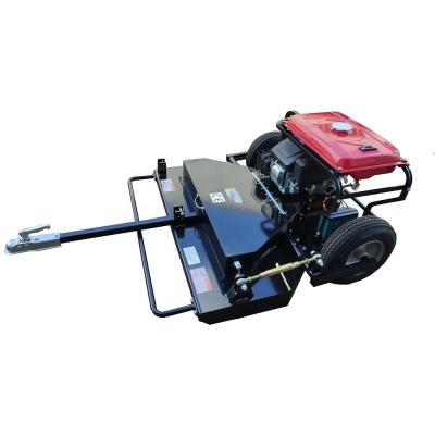 China 1500W Single Cylinder Flail Offset Finish Mower 3600RPM Gasoline Self Powered for sale