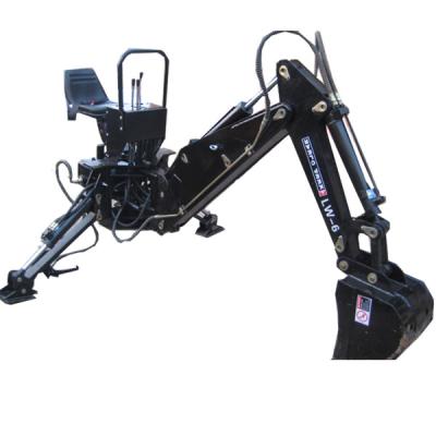 China PTO Tractor Mounted Backhoe Excavator Mounted Tow Behind Backhoe Attachment for sale