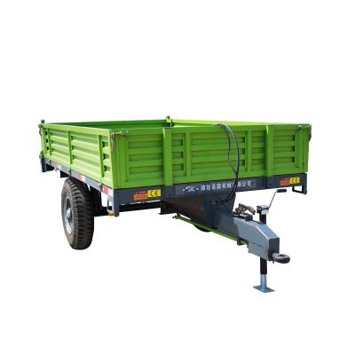 China 350mm Mini Tractor Agricultural Farm Trailer 0.5T Garden Dump Hydraulic for sale