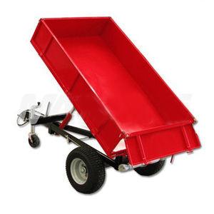 China 2000mm Steel Farm Tipping Trailer 1000kgs Max Agricultural Dump Trailers for sale
