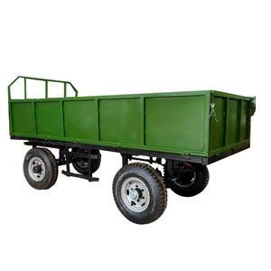 China Agricultural Tractor Hydraulic Tipping Trailer 20 Ton Farm Dump Trailer for sale