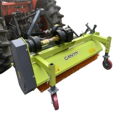 China Ceramic Glass Compact Road Sweeper 30L/Min CE Tractor Mounted for sale