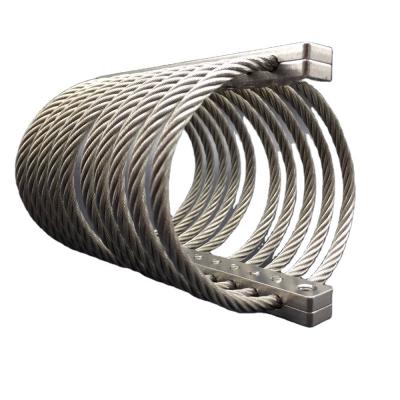 China De acero inoxidable amortiguadores de fricción de cable de montaje de cuerda de alambre de choque en venta