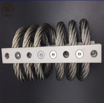 China Aerial Photo Craphy Camera  Wire Rope Vibration Damper Insulation Cable Damper for sale