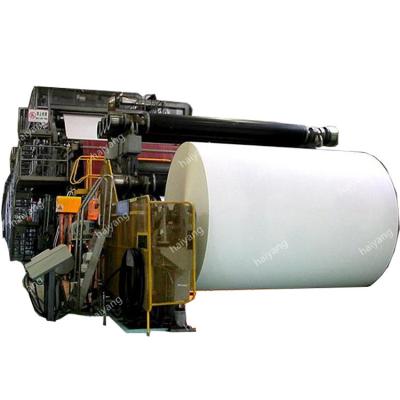 China Jumbo Roll 1800mm 20T/D A4 Paper Manufacturing Machine for sale