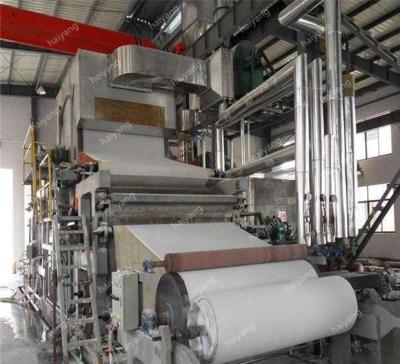 China Low price paper roll production line/kitchen paper making machine/toilet tissue paper making machine for sale