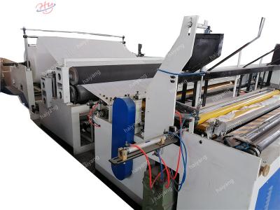 China Full Automatic Kitchen Towel and Toilet Tissue Paper Roll Making Rewinder Machines for sale