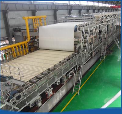China Fourdrinier Wire Kraft Paper Paperboard Making Machine 15T / D for sale