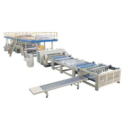 China Single Facer Paper Corrugated Box Manufacturing Unit 60-250m/min for sale
