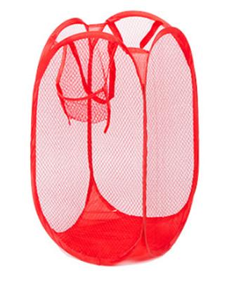 China Bulk Collapsible PP Plastic Laundry Basket Mesh Laundry Bag for sale