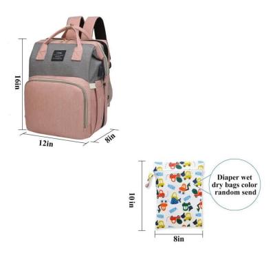 China Waterproof Adult Mommy Bag With Crib Print / Custom / Geometric Pattern à venda