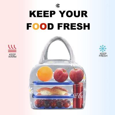 中国 Cooler Cute Insulated Tote Lunch Bags Keep Food Fresh For Travel School Picnic 販売のため