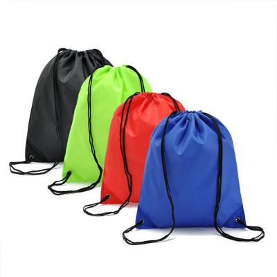 China Waterproof Drawstring Backpack Black for Outdoor Sports for sale