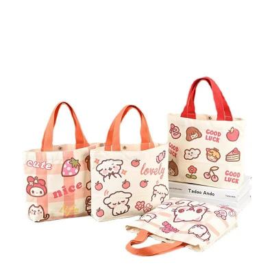 China Cotton Material Eco Canvas Bags Repeatedly Used Travel Convenient Shopping for sale