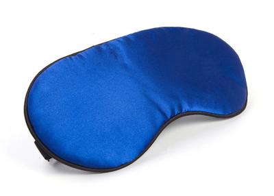 China Adjustable Strap 3D Sleeping Eye Mask Blue Sleep Mask 20.5*9.5cm for sale