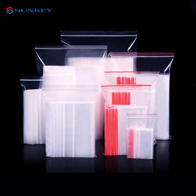 China CPP Plastic Laminated Packaging Bags Clear Pe Zipper Polythene Zip Lock Bags for sale