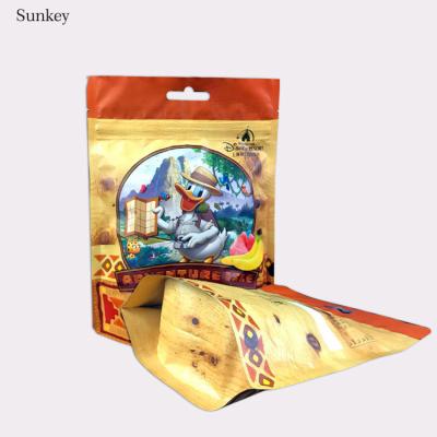 China Biodegradable Moisture Proof Stand Up Pouch Snack Food Packaging Design Custom for sale