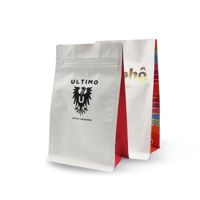 中国 袋のブラック・コーヒー生物分解性の再使用可能な支持できる包装の包装袋 販売のため