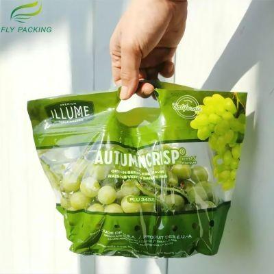 China Resealable Ziplockk Fresh Vegetables Biodegradable Packaging For Fruits And Vegetables for sale
