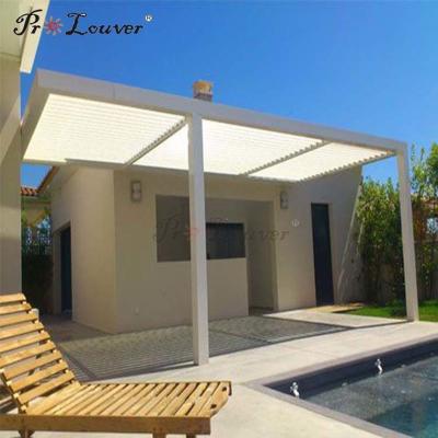China Chinese Top Manufacturer Customized Louver Roof System, Outdoor Aluminum Pergola Gazebo for sale