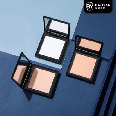 China Brighten Skin Color Face Makeup Highlighter Concealer Powder Cake With Mirror for sale