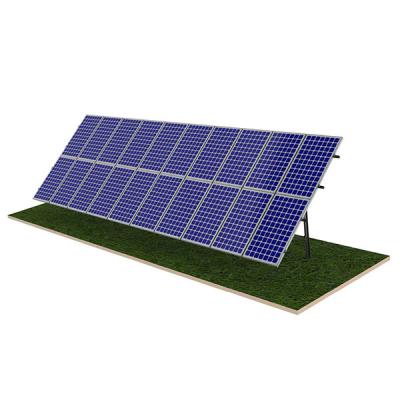 China Sistema de montagem de rastreador solar de duplo eixo Sistema de montagem em terra Kit de rastreamento solar à venda