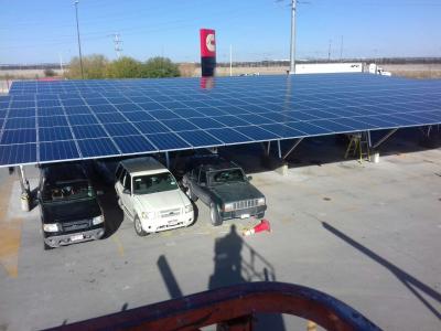 China Adjustable Solar Panel Parking , Anodized Aluminum Residential Solar Carport Kit for sale