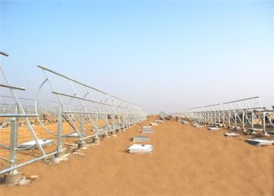 China Los sistemas de tierra solares estacionales del soporte, forman arcos soporte ajustable del panel solar de la estructura de célula del ángulo inclinable en venta