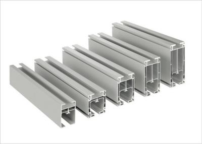 China Carril de aluminio de la protuberancia de la resistencia del moho, perfil de aluminio del carril del tamaño de encargo en venta